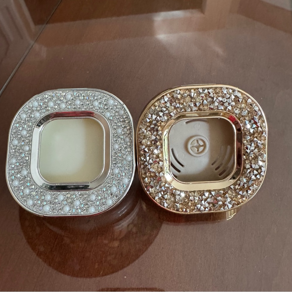 Bath & Body Works Silver and Gold Car Fragrance Holders